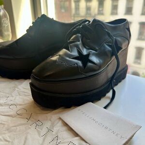 Stella McCartney Black Elyse Platform Sneakers